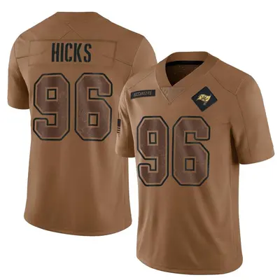 Men's Akiem Hicks Tampa Bay Buccaneers 2023 Salute To Service Jersey - Brown Limited