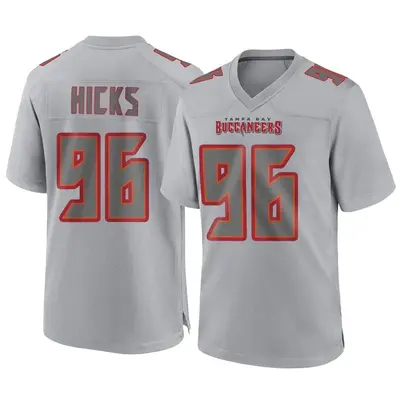 Men's Akiem Hicks Tampa Bay Buccaneers Atmosphere Fashion Jersey - Gray Game