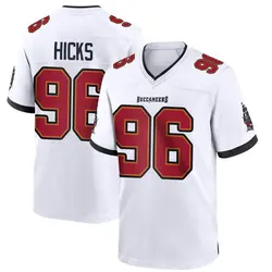 Men's Akiem Hicks Tampa Bay Buccaneers Jersey - White Game