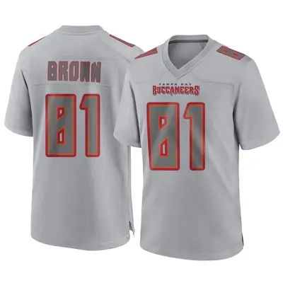 Men's Antonio Brown Tampa Bay Buccaneers Atmosphere Fashion Jersey - Gray Game