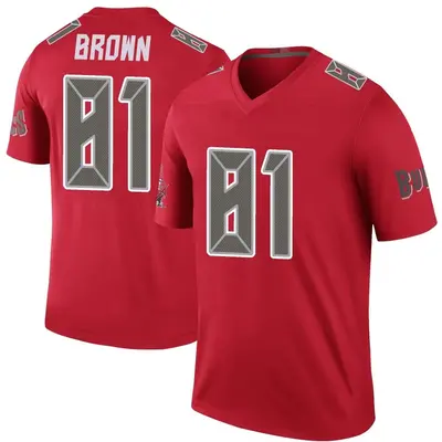 Men's Antonio Brown Tampa Bay Buccaneers Color Rush Jersey - Red Legend