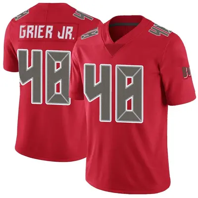 Men's Antonio Grier Jr. Tampa Bay Buccaneers Color Rush Jersey - Red Limited