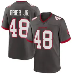 Men's Antonio Grier Jr. Tampa Bay Buccaneers Pewter Alternate Jersey - Game