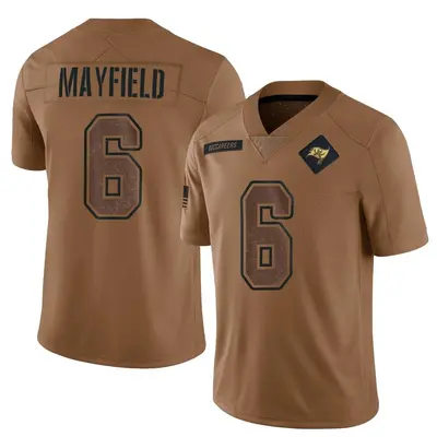 Men's Baker Mayfield Tampa Bay Buccaneers 2023 Salute To Service Jersey - Brown Limited