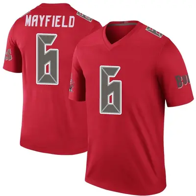 Men's Baker Mayfield Tampa Bay Buccaneers Color Rush Jersey - Red Legend