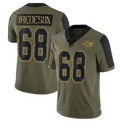 Men's Ben Bredeson Tampa Bay Buccaneers 2021 Salute To Service Jersey - Olive Limited