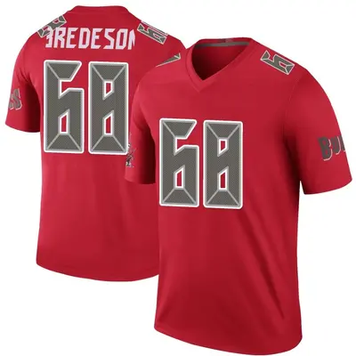 Men's Ben Bredeson Tampa Bay Buccaneers Color Rush Jersey - Red Legend