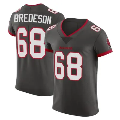 Men's Ben Bredeson Tampa Bay Buccaneers Pewter Alternate Vapor Jersey - Elite