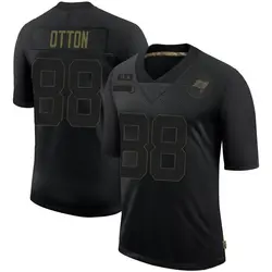 Men's Cade Otton Tampa Bay Buccaneers 2020 Salute To Service Jersey - Black Limited