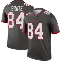 Men's Cameron Brate Tampa Bay Buccaneers Pewter Alternate Jersey - Legend