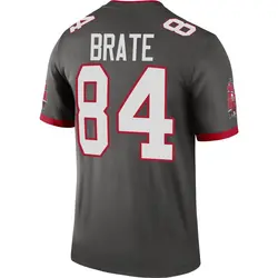 Men's Cameron Brate Tampa Bay Buccaneers Pewter Alternate Jersey - Legend