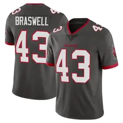 Men's Chris Braswell Tampa Bay Buccaneers Pewter Alternate Vapor Jersey - Limited