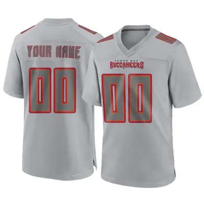 Men's Custom Tampa Bay Buccaneers Atmosphere Fashion Jersey - Gray Game