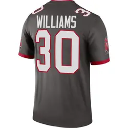 Men's D.J. Williams Tampa Bay Buccaneers Pewter Alternate Jersey - Legend