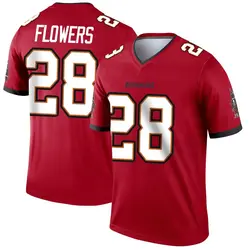 Men's Dallis Flowers Tampa Bay Buccaneers Jersey - Red Legend