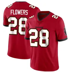 Men's Dallis Flowers Tampa Bay Buccaneers Team Color Vapor Untouchable Jersey - Red Limited