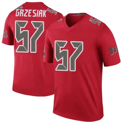 Men's Daniel Grzesiak Tampa Bay Buccaneers Color Rush Jersey - Red Legend