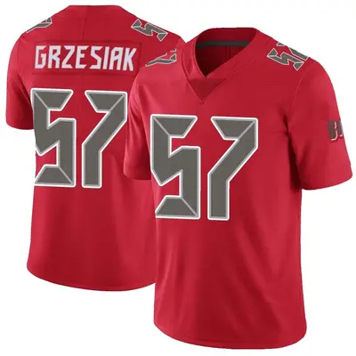 Men's Daniel Grzesiak Tampa Bay Buccaneers Color Rush Jersey - Red Limited