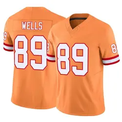 Men's David Wells Tampa Bay Buccaneers Vapor F.U.S.E. Jersey - Orange Limited