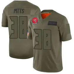 Men's Derrek Pitts Tampa Bay Buccaneers 2019 Salute to Service Jersey - Camo Limited