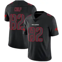 Men's Devin Culp Tampa Bay Buccaneers Jersey - Black Impact Limited