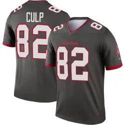 Men's Devin Culp Tampa Bay Buccaneers Pewter Alternate Jersey - Legend