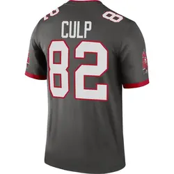 Men's Devin Culp Tampa Bay Buccaneers Pewter Alternate Jersey - Legend