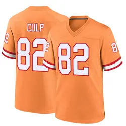 Men's Devin Culp Tampa Bay Buccaneers Throwback Jersey - Orange Game