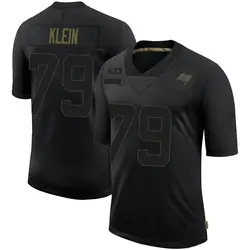 Men's Elijah Klein Tampa Bay Buccaneers 2020 Salute To Service Jersey - Black Limited