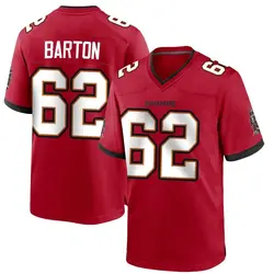 Men's Graham Barton Tampa Bay Buccaneers Team Color Jersey - Red Game