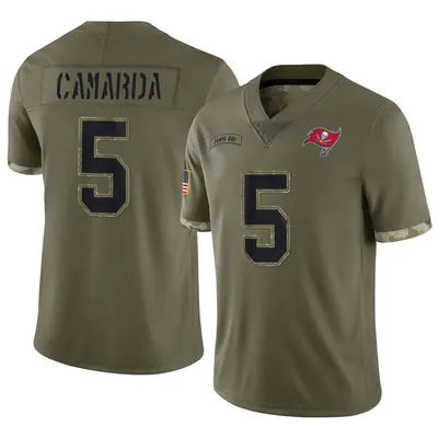 Men's Jake Camarda Tampa Bay Buccaneers 2022 Salute To Service Jersey - Olive Limited