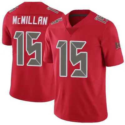 Men's Jalen McMillan Tampa Bay Buccaneers Color Rush Jersey - Red Limited