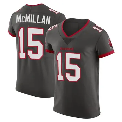 Men's Jalen McMillan Tampa Bay Buccaneers Pewter Alternate Vapor Jersey - Elite