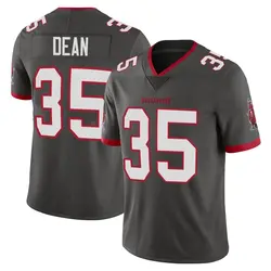 Men's Jamel Dean Tampa Bay Buccaneers Pewter Alternate Vapor Jersey - Limited