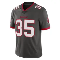 Men's Jamel Dean Tampa Bay Buccaneers Pewter Alternate Vapor Jersey - Limited