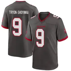 Men's Joe Tryon-Shoyinka Tampa Bay Buccaneers Pewter Alternate Jersey - Game