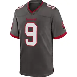 Men's Joe Tryon-Shoyinka Tampa Bay Buccaneers Pewter Alternate Jersey - Game