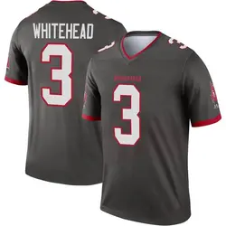 Men's Jordan Whitehead Tampa Bay Buccaneers Pewter Alternate Jersey - Legend