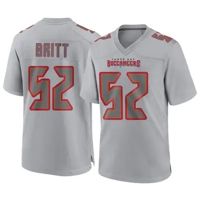 Men's K.J. Britt Tampa Bay Buccaneers Atmosphere Fashion Jersey - Gray Game