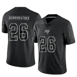 Men's Kaevon Merriweather Tampa Bay Buccaneers Reflective Jersey - Black Limited