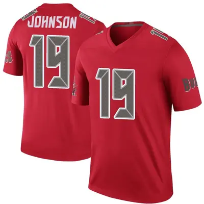 Men's Kameron Johnson Tampa Bay Buccaneers Color Rush Jersey - Red Legend