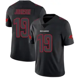 Men's Kameron Johnson Tampa Bay Buccaneers Jersey - Black Impact Limited