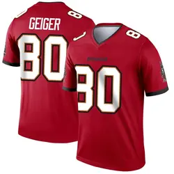 Men's Kaylon Geiger Tampa Bay Buccaneers Jersey - Red Legend