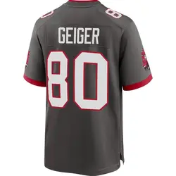 Men's Kaylon Geiger Tampa Bay Buccaneers Pewter Alternate Jersey - Game