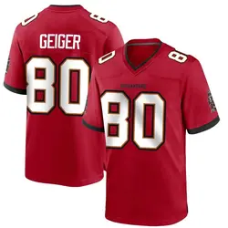 Men's Kaylon Geiger Tampa Bay Buccaneers Team Color Jersey - Red Game