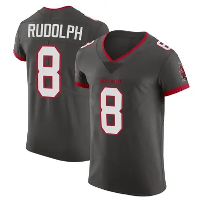 Men's Kyle Rudolph Tampa Bay Buccaneers Pewter Alternate Vapor Jersey - Elite