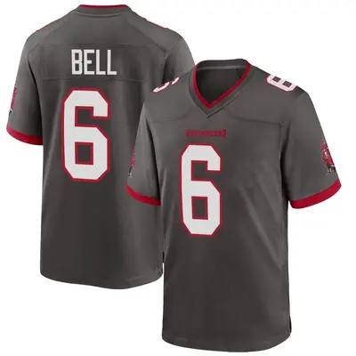 Men's Le'Veon Bell Tampa Bay Buccaneers Pewter Alternate Jersey - Game