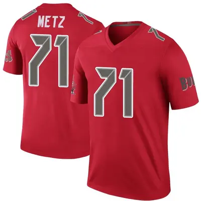 Men's Lorenz Metz Tampa Bay Buccaneers Color Rush Jersey - Red Legend