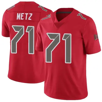 Men's Lorenz Metz Tampa Bay Buccaneers Color Rush Jersey - Red Limited