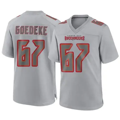 Men's Luke Goedeke Tampa Bay Buccaneers Atmosphere Fashion Jersey - Gray Game